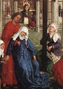 WEYDEN, Rogier van der Seven Sacraments Altarpiece Spain oil painting artist